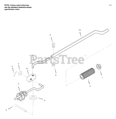 Husqvarna 521 SSE (621502x37NA) - Husqvarna 21" Snow Blower (2006-11) Chute Rod Group