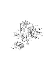 Columbia 10528 PC (31AH55K4897) - Columbia 28" Snow Thrower (2010)