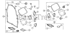 Cub Cadet 5416 R (553C562K100) - Cub Cadet Walk-Behind Mower (SN: 457900 - 460859) Gasket Set, Valve Overhaul Kit And Breather Gasket Set