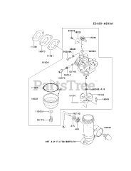 Kawasaki FJ180V-BM18 - Kawasaki Engine CARBURETOR