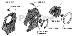 Husqvarna 18 RL - Husqvarna String Trimmer (1988-05) Crankcase Assembly