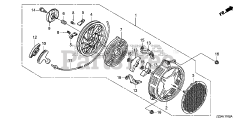 Honda EB5000X K3 AT (EBPC) - Honda Generator, Made in China (SN: EBPC-1000001 - EBPC-1499999) RECOIL STARTER (3)