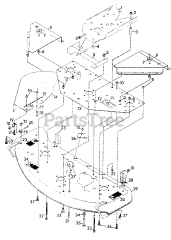 Gravely 41980 (PM 50) - Gravely Pro-Master Zero-Turn Mower, 16hp engine (SN: 000101 & Above)