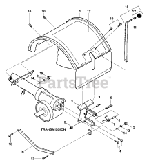 Troy-Bilt 12185 - Troy-Bilt Econo-Horse Rear-Tine Tiller (SN: 121851100101 - 121851199999) Hood, Bracket And Depth Regulator