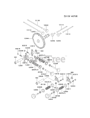 Kawasaki FD620D-AS14 - Kawasaki Engine VALVE/CAMSHAFT