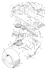 Murray 46376x65B - Murray 46" Garden Tractor (1996)