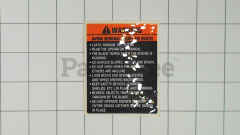 RedMax 532161058 Warning Decal