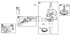 Briggs & Stratton 44Y977-0002-H5 - Briggs & Stratton Vertical Engine Crankshaft Group