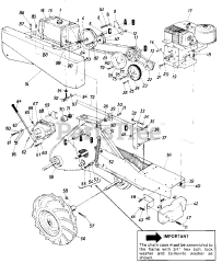 Cub Cadet 412 (213-412-100) - Cub Cadet Rear-Tine Tiller (1983)