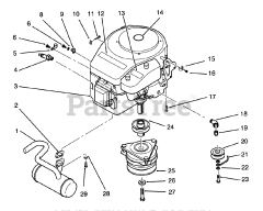 Toro 72060 (244-5) - Toro Yard Tractor (SN: 039000001 - 039999999) (1993)