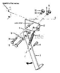 Troy-Bilt 12580 - Troy-Bilt Kickstand Attachment