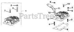 Kohler M8-301500 - Kohler Magnum Engine, Basic Version, 8hp, 6kW Cylinder Head 9-2-82 TP-2201-C
