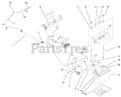 Toro 73471 (518 xi) - Toro Garden Tractor (SN: 000000001 - 000999999) (2000) Electrical Assembly (model No. 73471 Only)