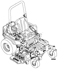 Exmark RAS710CKC48300 - Exmark 48" Radius S-Series Zero-Turn Mower, Kohler ZT710 (SN: 400000000 - 402082299) (2017)