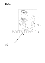 Husqvarna 529347201 - Husqvarna Engine (2021-01) FUEL TANK
