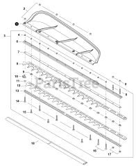 Echo HCS-2810 - Echo Hedge Trimmer (SN: U29015001001 - U29015999999)
