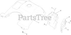 Toro 38473 (518 ZE) - Toro 18" Power Clear Snow Thrower (SN: 316000001 - 316999999) (2016) Shroud Assembly
