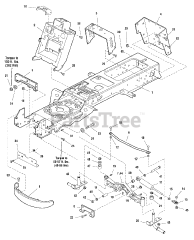 Snapper GT 255400 (2690630) - Snapper 54" Garden Tractor, 23hp