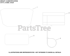 Kohler CV224-3003 - Kohler Command PRO Engine, Basic Version, 11.0 ft-lbs, 224cc 12 Identification