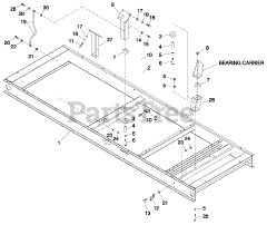 Generac QT10068KNSN - Generac 100kW Home Standby Generator (SN: 4407256 - 4816109) (2007) Mounting Base (100 &amp; 130Kw) (0F3587)