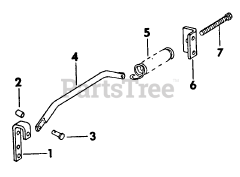 Cub Cadet 1100 (2050590U) - Cub Cadet Garden Tractor Implement Handle Helper Spring