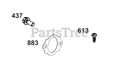Briggs & Stratton 61A277-0102-J1 - Briggs & Stratton Horizontal Engine Exhaust Group