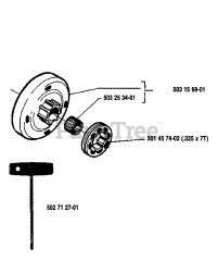 Husqvarna 40 - Husqvarna Chainsaw (1989-06) Clutch Drum