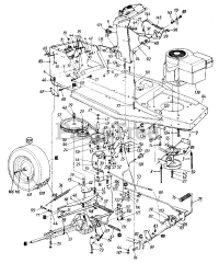 MTD 135H450F134 - MTD Lawn Tractor (1995) (Home Depot)