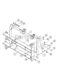 Cub Cadet 302 (590-302-000) - Cub Cadet 42" Double Bagger Hanger &amp; Mounting version 2