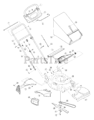 White Outdoor 12AD565E790 - White Outdoor 21" Walk-Behind Mower (2005) General Assembly