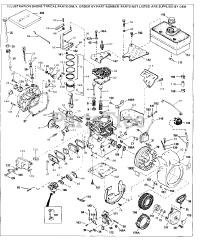 Tecumseh HH70-140043F - Tecumseh Engine Engine Parts List #1