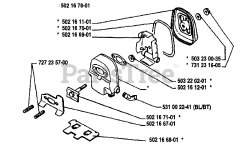 Husqvarna 22 RL - Husqvarna String Trimmer (1989-10) Muffler