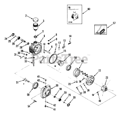 Toro Z1-24OE05 (724-Z) - Toro Zero-Turn Mower, Drive Unit Only (SN: 020000001 - 029999999) (1992)