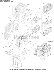 Kohler CH260-1012 - Kohler Command PRO Engine, Basic Version, 6hp, 4.5kW 11 Exhaust