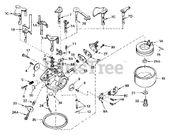 Tecumseh CA-632056A - Tecumseh Carburetor