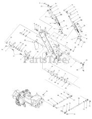 White Outdoor Z-165 (53CA1A3G190) - White Outdoor 42" Zero-Turn Mower Drive Controls &amp; Support Tower