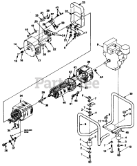 Homelite EH 2500 HDA/CSA (UT-03707-B) - Homelite Generator Generator I