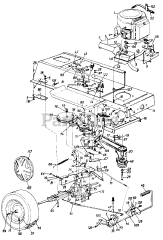 MTD 131-689G372 - MTD Lawn Tractor (1991) (Hechinger)