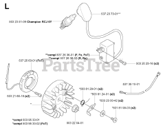 Husqvarna 343 F - Husqvarna Brush Cutter (SN: 20043100001 - 20064000000) IGNITION SYSTEM
