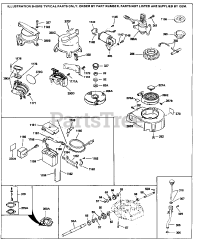 Tecumseh LAV40-50293C - Tecumseh Engine Engine Parts List #2