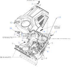 Dewalt 31PM2V6HA38 - DeWALT Snow Blower (2024) Panel