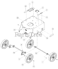 Bear Cat WV 160 - Bear Cat Walk-Behind Vacuum, 160cc Honda (SN: A05913 - A09358) WV160 Drive Assembly