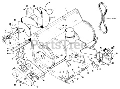 Simplicity 990649 - Simplicity 42" Snow Thrower Attachment