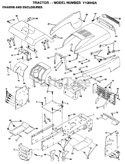 Electrolux/AYP Y 19H42 A - Electrolux/AYP Lawn Tractor (1995)