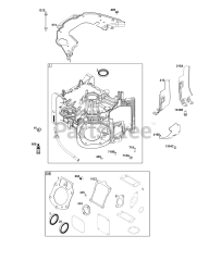 Briggs & Stratton 61A277-0107-J1 - Briggs & Stratton Horizontal Engine Cylinder Group