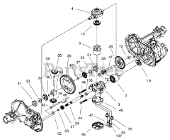 Toro 71227 (16-38 HXL) - Toro Lawn Tractor (SN: 210000001 - 210999999) (2001) Gear Assembly