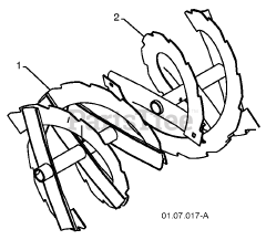 Poulan Pro P 624 ES (961980043-02) - Poulan Pro Snow Thrower (2013-07) AUGER HOUSING IMPELLER