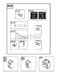 Milbank 076540-01 - Milbank 35kW Liquid Cooled Home Standby Generator Circuit Breaker, Manuals and Accessories (80014480)