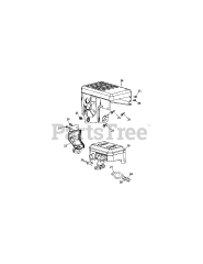 MTD 270-SU-11 - MTD Engine 270-SU-11 Muffler Assembly