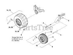 Snapper 150Z (CSC 18533) (7800392) - Snapper 33" Zero-Turn Mower, 18.5hp Wheel &amp; Tire Group (W7502277_W7501712_W7502278)